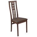 Flash Furniture Polyester Dining Chair Walnut (ESCB2481YBHWGH)