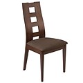 Flash Furniture Polyester Dining Chair Espresso (ESCB3904YBHEBG)