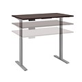 Bush Business Furniture Move 60 Series 48W Height Adjustable Standing Desk, Mocha Cherry (M6S4824MRSSK)
