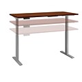 Bush Business Furniture Move 60 Series 72W Height Adjustable Standing Desk, Hansen Cherry (M6S7224HCSK)