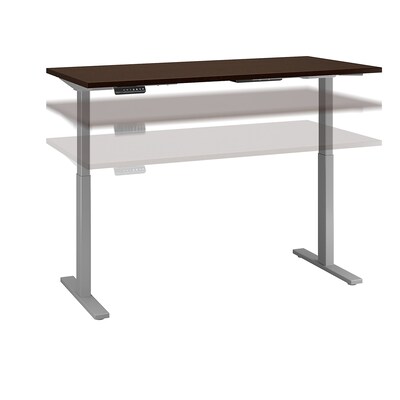 Bush Business Furniture Move 60 Series 60W Height Adjustable Standing Desk, Mocha Cherry (M6S6024MRSSK)