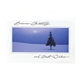 JAM Paper® Christmas Cards Set, Best Wishes, 10/Pack (W90011)