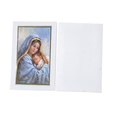 JAM Paper® Christmas Cards Set, Modern Virgin Mary, 10/Pack (8156225)