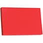 JAM Paper® Blank Note Cards, 5.75 x 9, Jupiter Red Stardream, 25/Pack (17534141)