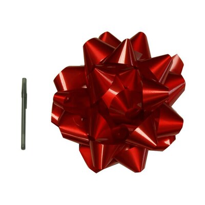 JAM Paper Gift Bows, Red, 100/Pack (2167013381B)
