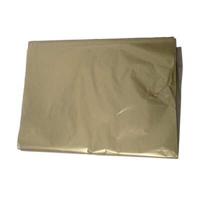 JAM Paper Tissue Paper, Gold Flat, 100 Sheets/Pack (7335488)