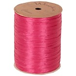 JAM Paper® Raffia Ribbon, Fuchsia Pink, 100 Yards, Sold Individually (1082781)