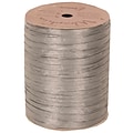 JAM Paper® Raffia Ribbon, Silver, 100 Yards, Sold Individually (1082789)