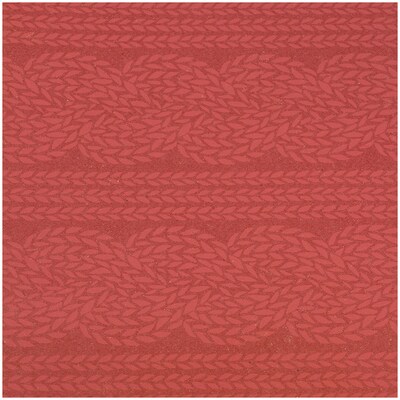 JAM Paper® Gift Wrap, Christmas Kraft Wrapping Paper, 25 Sq. Ft, Red Ivy Kraft, Roll Sold Individually (165534085)