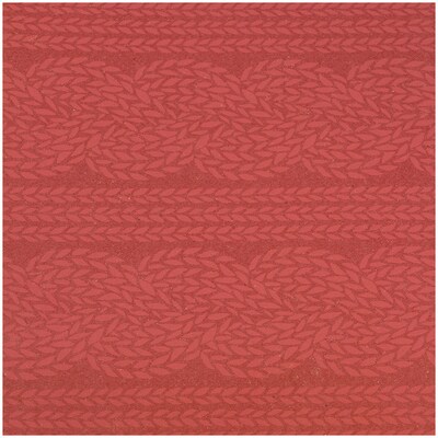 JAM Paper® Gift Wrap, Christmas Kraft Wrapping Paper, 25 Sq. Ft, Red Ivy Kraft, Roll Sold Individually (165534085)