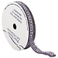 JAM Paper® Nylon Knit Decorative Ribbon, 3 Yards, Lavender Purple Metallic, Sold Individually (E7973