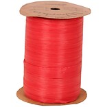 JAM Paper® Raffia Ribbon, Red, 100 Yards, Sold Individually (1082788)