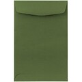 JAM Paper® 6 x 9 Open End Catalog Envelopes, Olive Green, 50/Pack (31287526fi)