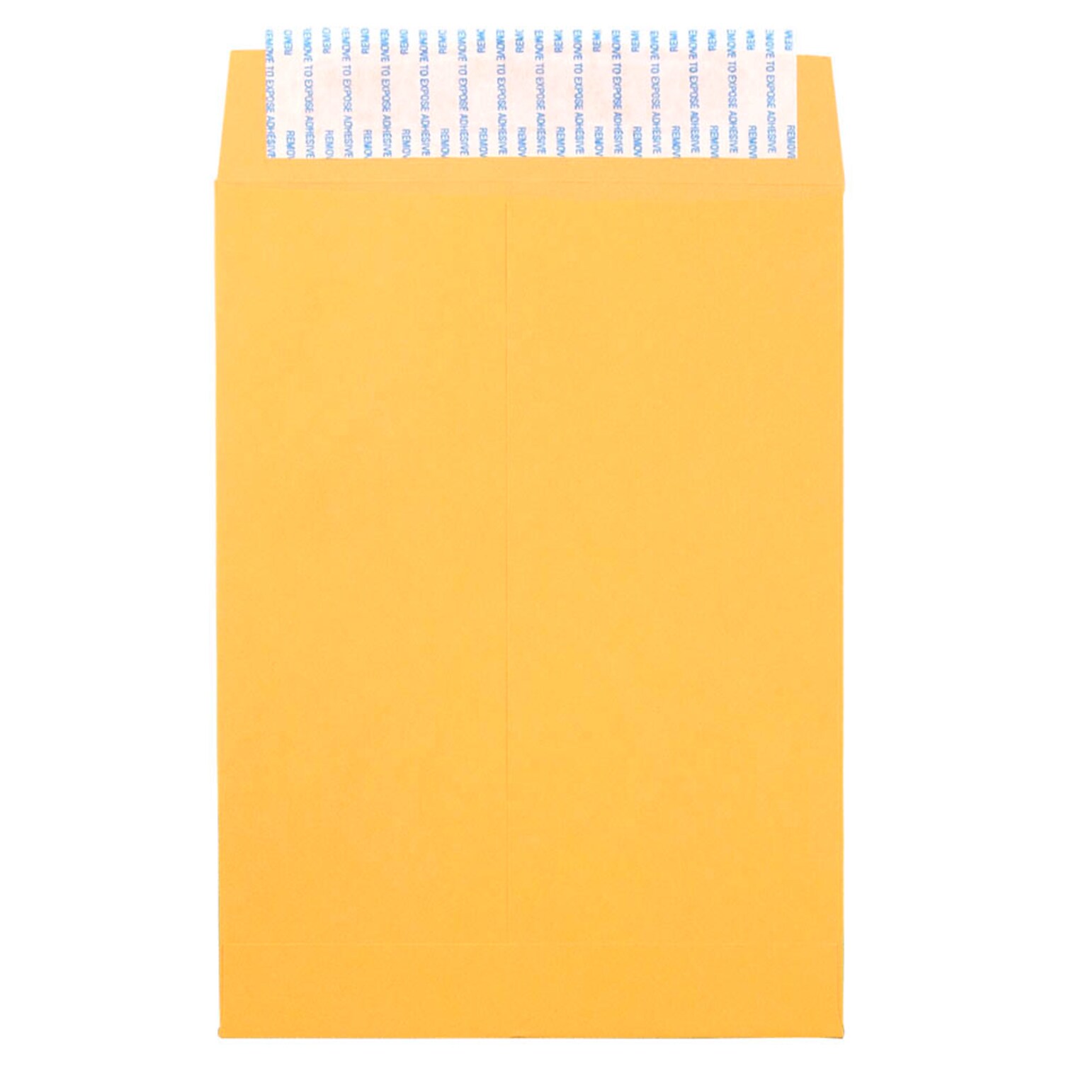 JAM Paper Peel & Seal Kraft Open End  Catalog Envelope, 6 1/2 x 9 1/2, Brown, 500/Pack (13034229C)