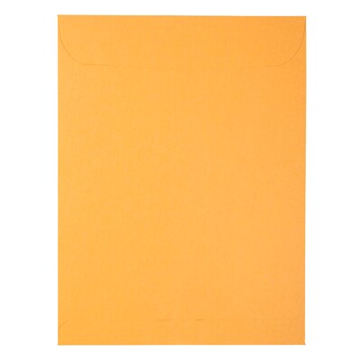 JAM Paper Peel & Seal Kraft Open End Catalog Envelope, 9 1/2" x 12 1/2", Brown, 500/Pack (13034232C)