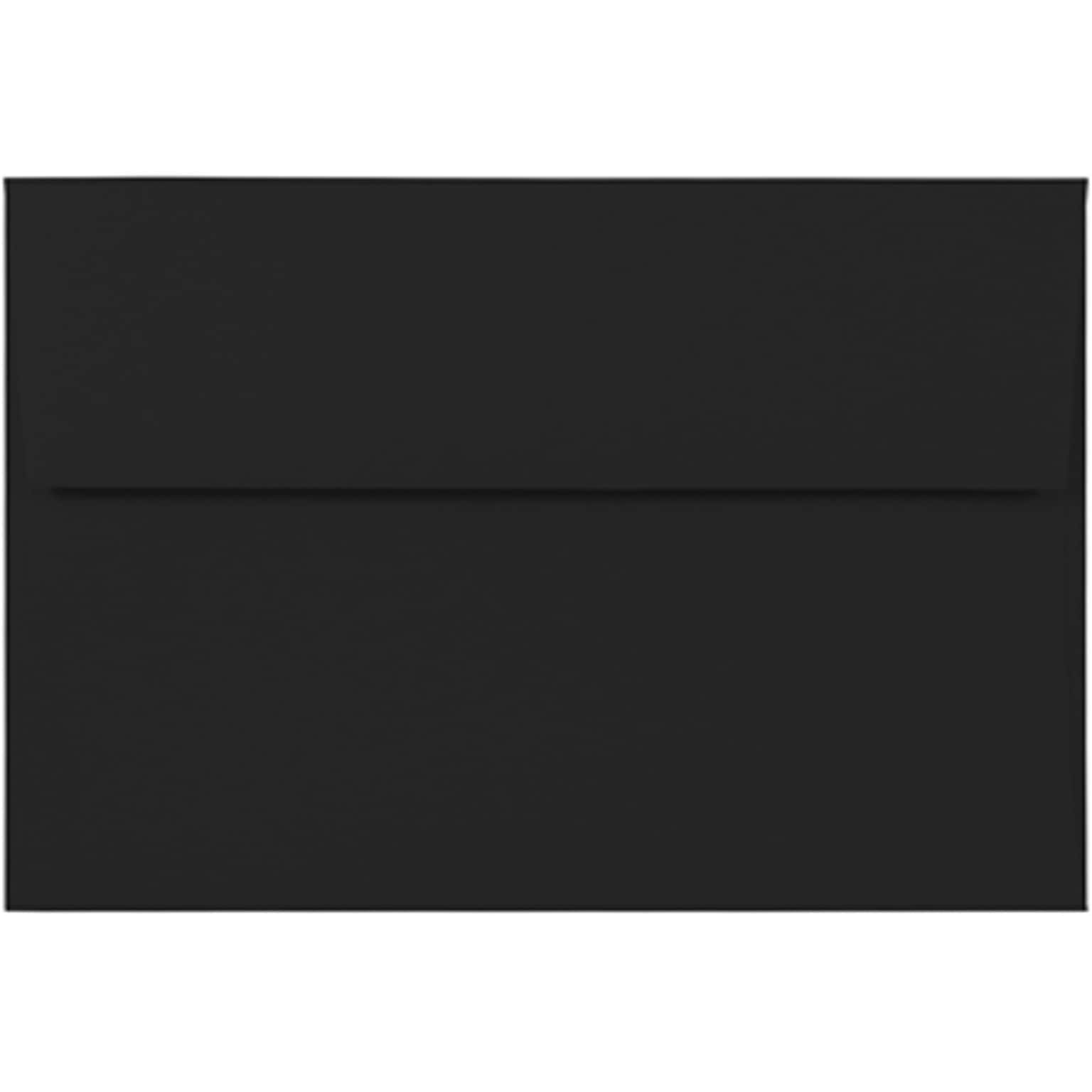JAM Paper® A8 Invitation Envelopes, 5.5 x 8.125, Black, 25/Pack (236823596)