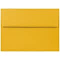 JAM Paper® A7 Invitation Envelopes, 5.25 x 7.25, Sunflower Yellow, Bulk 250/Box (294323570)