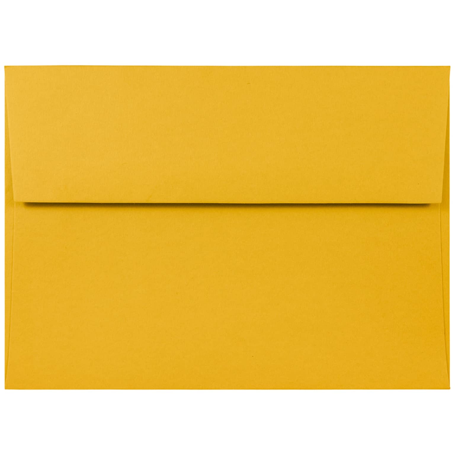 JAM Paper® A7 Invitation Envelopes, 5.25 x 7.25, Sunflower Yellow, Bulk 250/Box (294323570)
