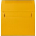 JAM Paper® A7 Invitation Envelopes, 5.25 x 7.25, Sunflower Yellow, Bulk 250/Box (294323570)