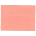 JAM Paper® A6 Invitation Envelopes, 4.75 x 6.5, Salmon Pink, Bulk 250/Box (298224035)