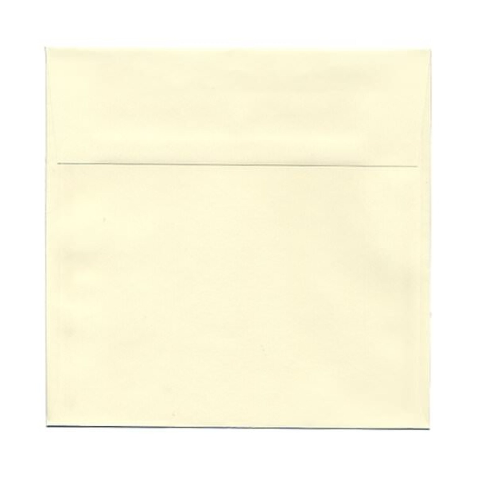 JAM Paper 7.5 x 7.5 Square Invitation Envelopes, Ivory, 25/Pack (2792288)