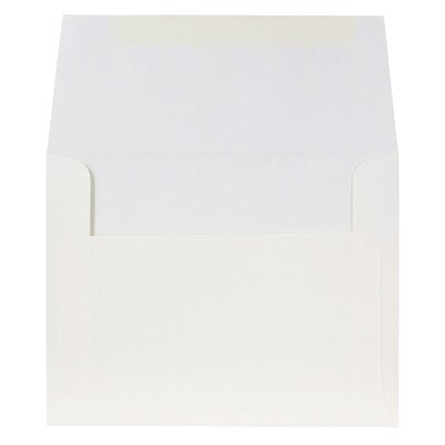 JAM PAPER 7.5 x 7.5 Square Invitation Envelopes, Ivory, 100/Pack (23131971)