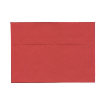 JAM Paper® 5.875 x 8.25 Invitation Envelopes, Red, Bulk 1000/Carton (51512552)