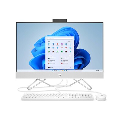 HP 27-cb1006 All-in-One Desktop Computer, Intel Core i5-1235, 8GB Memory, 256GB SSD (577M5AA#ABA)
