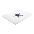 Deflecto Dallas Cowboys EconoMat® 46 x 60 Rectangle Hard Floor Chair Mat (NFL21442FDALCOM)