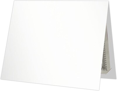 LUX Certificate Holders, 9 1/2 x 11, Bright White Gloss, 50/Pack (CH91212WG12050)