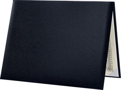 LUX Diploma Cover, Padded, 8 1/2 x 11, Navy Blue, 2/Pack (PDCL-85X11-NB-2)
