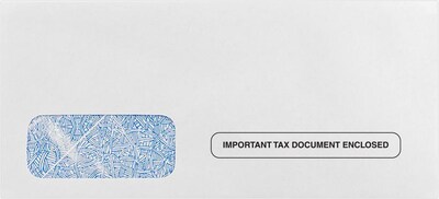 LUX Self Seal #4  Envelope, 3 7/8 x 8 7/8, 24lb. White - Tax, 250/Pack (WS-7494-TAX-250)