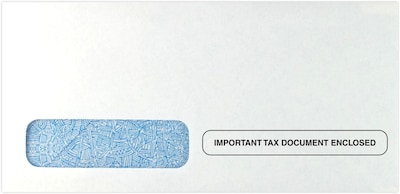 LUX Self Seal #3 Business Envelope, 3 15/16 x 7 1/2, 24lb. White - Tax, 50/Pack (WS-7484-TAX-50)