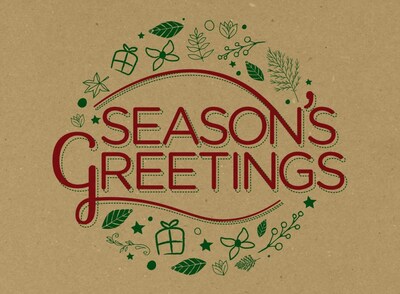 LUX #17 Mini Envelopes, 2-11/16, x 3-11/16, 1000/Pack, Seasons Greetings on Grocery Bag (LEVC-GBSG-1000)