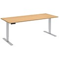 Bush Business Furniture Move 80 Series 72W x 30D Height Adjustable Standing Desk, Natural Maple Installed (HAT7230ACKFA)