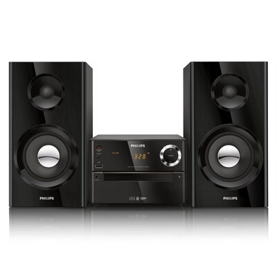 Philips BTM2180-RB Refurbished Micro Music System, Black