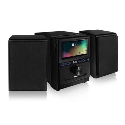 RCA RCS13101E-RB Refurbished Google-Powered Internet Music System, 7 Multitouch LCD, Black