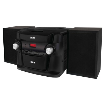 RCA RS22363-RB Refurbished 3 CD Mini Shelf Audio System