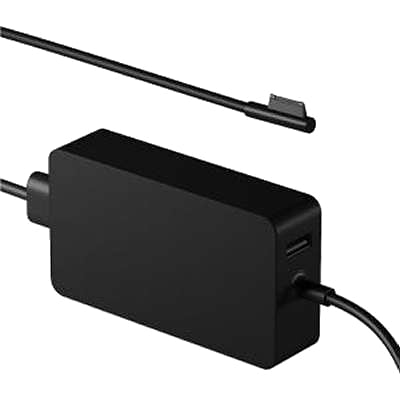 Microsoft® Power Adapter for Surface Book, Black (6NL00001)