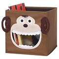 Whitmor Collapsible Cube Bin, Brown Monkey (62564925MONKEY)