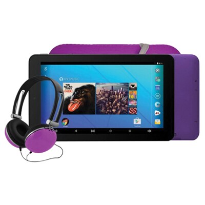 Ematic 7 Tablet, WiFi, 1GB (Android), Purple (EGQ373PR)