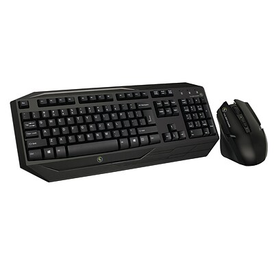 IOGEAR Kaliber Wireless Gaming Keyboard and Mouse Combo, Black  (GKM602R)
