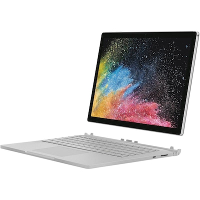 Microsoft Surface Book 2 HNL-00001 13.5 Touch-Screen Laptop, Intel i7, 16GB Memory, 512GB SSD, Windows 10 Pro, Silver