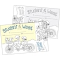Barker Creek Color Me! Student of the Week Awards & Bookmarks Set, 30/Pack (BC430)
