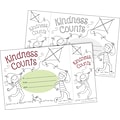 Barker Creek Color Me! Kindness Counts Awards & Bookmarks Set, 30/Pack (BC432)