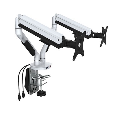 Loctek N Adjustable Monitor Arm, Up to 30", white (Q7D)
