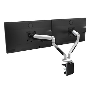 Loctek N Adjustable Monitor Arm, Up to 30", white (Q7D)