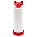 Koziol Single Roll MIAOU Cat Paper Towel Stand, solid raspberry red (5225583)