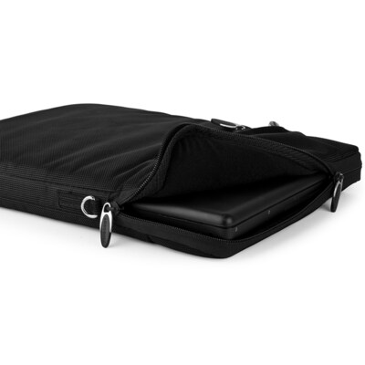 Vangoddy Nylon 12 Tablet  Cross body Messenger Bag Sleeve Case, Black (NBKLEA694)