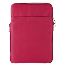 Vangoddy Nylon Crossbody Messenger Bag Sleeve Case fits up to 12.9 inch Tablet, Pink/White (NBKLEA69